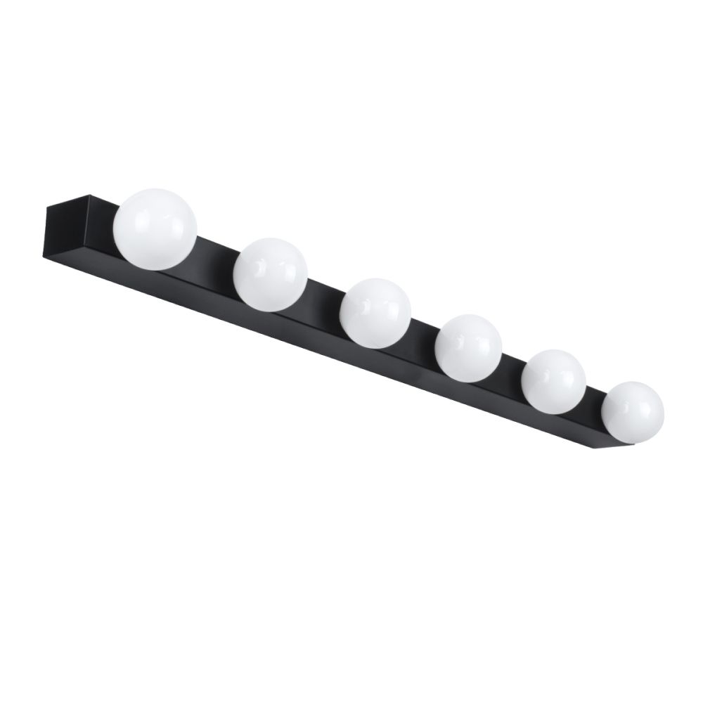 GLOBOSTAR® BELLA 60452 Μοντέρνο Φωτιστικό Τοίχου - Απλίκα Καθρέπτη Μπάνιου LED 18W 2052lm 300° AC 220-240V IP44 Φυσικό Λευκό 4500K - Bridgelux COB Chip & TÜV SÜD Driver - Μαύρο Ματ & Λευκό - Μ70 x Π11 x Υ6cm - 3 Χρόνια Εγγύηση