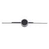 GLOBOSTAR® OPAL 60455 Μοντέρνο Φωτιστικό Τοίχου - Απλίκα Καθρέπτη Μπάνιου LED 14W 1600lm 180° AC 220-240V IP44 Φυσικό Λευκό 4500K - Lumileds SMD Chip & TÜV SÜD Driver - Νίκελ Χρώμιο - Μ60 x Π6 x Υ10cm - 3 Χρόνια Εγγύηση