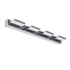 GLOBOSTAR® KARLA 60456 Μοντέρνο Φωτιστικό Τοίχου - Απλίκα Καθρέπτη Μπάνιου LED 14W 1600lm 180° AC 220-240V IP44 Φυσικό Λευκό 4500K - Lumileds SMD Chip & TÜV SÜD Driver - Νίκελ Χρώμιο - Μ60 x Π9 x Υ5cm - 3 Χρόνια Εγγύηση