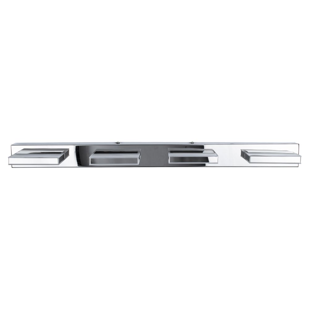 GLOBOSTAR® KARLA 60456 Μοντέρνο Φωτιστικό Τοίχου - Απλίκα Καθρέπτη Μπάνιου LED 14W 1600lm 180° AC 220-240V IP44 Φυσικό Λευκό 4500K - Lumileds SMD Chip & TÜV SÜD Driver - Νίκελ Χρώμιο - Μ60 x Π9 x Υ5cm - 3 Χρόνια Εγγύηση