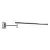 GLOBOSTAR® FRIDA 60458 Μοντέρνο Φωτιστικό Τοίχου - Απλίκα Καθρέπτη Μπάνιου LED 12W 1400lm 120° AC 220-240V IP44 Φυσικό Λευκό 4500K - Lumileds SMD Chip & TÜV SÜD Driver - Νίκελ Χρώμιο - Μ51 x Π25 x Υ10cm - 3 Χρόνια Εγγύηση