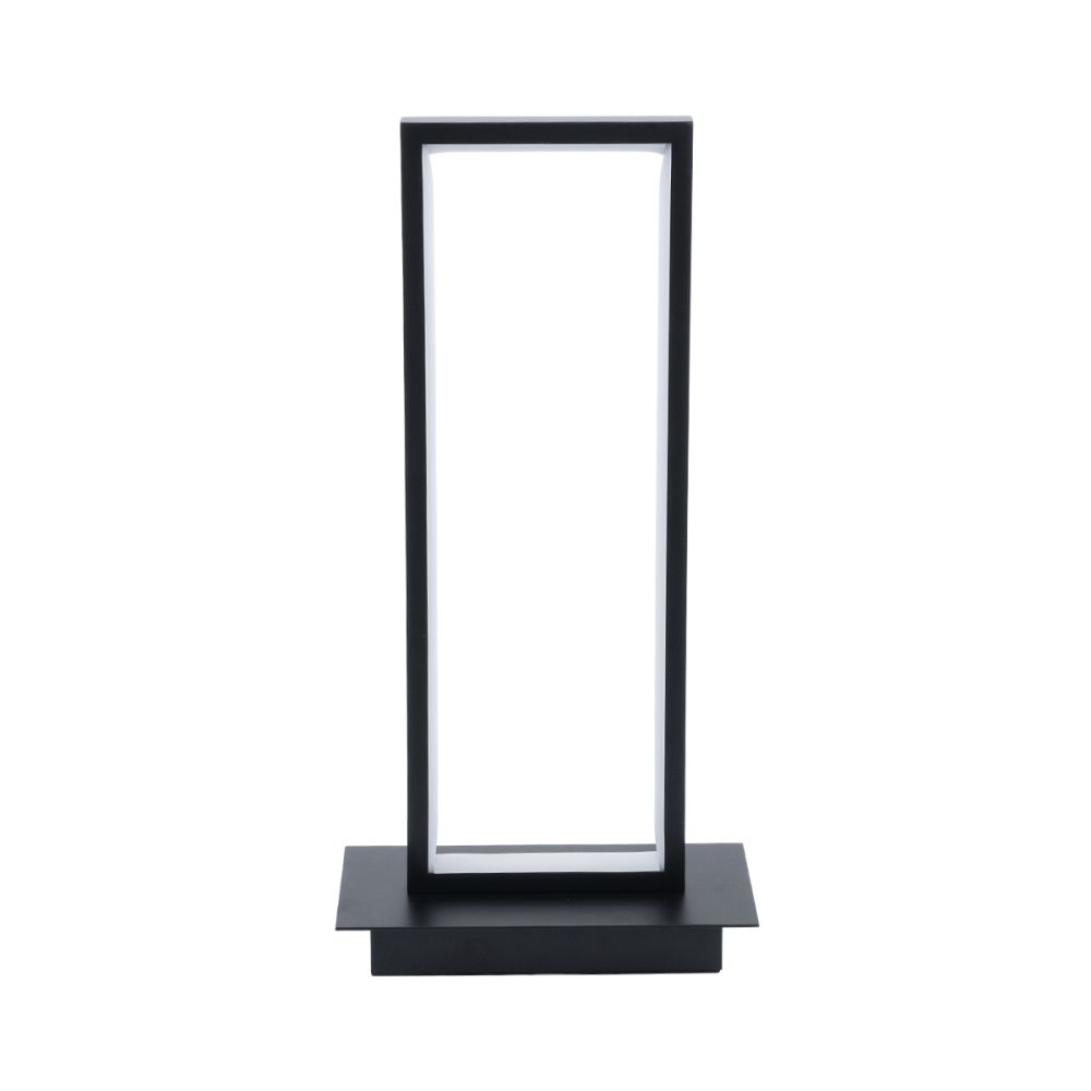GLOBOSTAR® CORNELIE 60460 Μοντέρνο Επιτραπέζιο Φωτιστικό LED CCT 18W 1980lm 200° AC 220-240V IP20 Ρυθμιζόμενο Λευκό CCT με On/Off 2700K/4500K/6000K - Lumileds SMD Chip - Mαύρο - Μ18 x Π10 x Υ36cm - 3 Χρόνια Εγγύηση