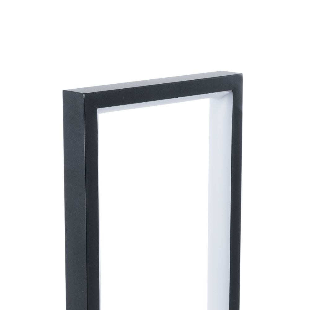 GLOBOSTAR® CORNELIE 60460 Μοντέρνο Επιτραπέζιο Φωτιστικό LED CCT 18W 1980lm 200° AC 220-240V IP20 Ρυθμιζόμενο Λευκό CCT με On/Off 2700K/4500K/6000K - Lumileds SMD Chip - Mαύρο - Μ18 x Π10 x Υ36cm - 3 Χρόνια Εγγύηση