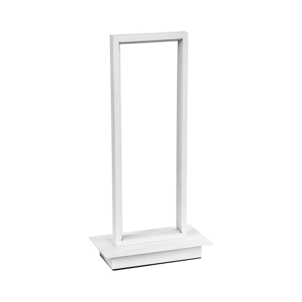 GLOBOSTAR® CORNELIE 60461 Μοντέρνο Επιτραπέζιο Φωτιστικό LED CCT 18W 1980lm 200° AC 220-240V IP20 Ρυθμιζόμενο Λευκό CCT με On/Off 2700K/4500K/6000K - Lumileds SMD Chip - Λευκό - Μ18 x Π10 x Υ36cm - 3 Χρόνια Εγγύηση