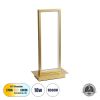 GLOBOSTAR® CORNELIE 60462 Μοντέρνο Επιτραπέζιο Φωτιστικό LED CCT 18W 1980lm 200° AC 220-240V IP20 Ρυθμιζόμενο Λευκό CCT με On/Off 2700K/4500K/6000K - Lumileds SMD Chip - Χρυσό - Μ18 x Π10 x Υ36cm - 3 Χρόνια Εγγύηση