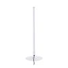 GLOBOSTAR® DALUMA 60468 Μοντέρνο Επιτραπέζιο Φωτιστικό LED 8W 880lm 200° AC 220-240V IP20 Ρυθμιζόμενο Λευκό CCT με On/Off 2700K/4500K/6000K - Lumileds SMD Chip - Λευκό - Μ15 x Π15 x Υ46cm - 3 Χρόνια Εγγύηση