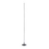 GLOBOSTAR® DALUMA 60470 Μοντέρνο Επιδαπέδιο Φωτιστικό LED 24W 2640lm 200° AC 220-240V IP20 Ρυθμιζόμενο Λευκό CCT με On/Off 2700K/4500K/6000K - Lumileds SMD Chip - Μαύρο Ματ - Μ18 x Π18 x Υ160cm - 3 Χρόνια Εγγύηση