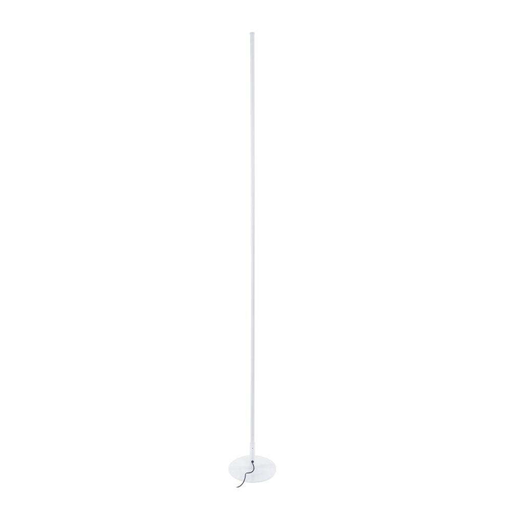 GLOBOSTAR® DALUMA 60471 Μοντέρνο Επιδαπέδιο Φωτιστικό LED 24W 2640lm 200° AC 220-240V IP20 Ρυθμιζόμενο Λευκό CCT με On/Off 2700K/4500K/6000K - Lumileds SMD Chip - Λευκό - Μ18 x Π18 x Υ160cm - 3 Χρόνια Εγγύηση