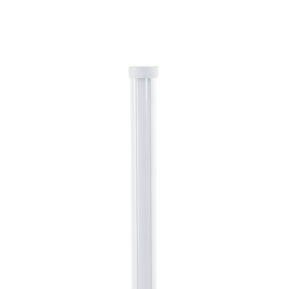 GLOBOSTAR® DALUMA 60471 Μοντέρνο Επιδαπέδιο Φωτιστικό LED 24W 2640lm 200° AC 220-240V IP20 Ρυθμιζόμενο Λευκό CCT με On/Off 2700K/4500K/6000K - Lumileds SMD Chip - Λευκό - Μ18 x Π18 x Υ160cm - 3 Χρόνια Εγγύηση