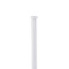 GLOBOSTAR® DALUMA 60471 Μοντέρνο Επιδαπέδιο Φωτιστικό LED 24W 2640lm 200° AC 220-240V IP20 Ρυθμιζόμενο Λευκό CCT με On/Off 2700K/4500K/6000K - Lumileds SMD Chip - Λευκό - Μ18 x Π18 x Υ160cm - 3 Χρόνια Εγγύηση