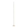 GLOBOSTAR® DALUMA 60472 Μοντέρνο Επιδαπέδιο Φωτιστικό LED 24W 2640lm 200° AC 220-240V IP20 Ρυθμιζόμενο Λευκό CCT με On/Off 2700K/4500K/6000K - Lumileds SMD Chip - Σατινέ Χρυσό Βούρτσας - Μ18 x Π18 x Υ160cm - 3 Χρόνια Εγγύηση