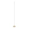 GLOBOSTAR® DALUMA 60472 Μοντέρνο Επιδαπέδιο Φωτιστικό LED 24W 2640lm 200° AC 220-240V IP20 Ρυθμιζόμενο Λευκό CCT με On/Off 2700K/4500K/6000K - Lumileds SMD Chip - Σατινέ Χρυσό Βούρτσας - Μ18 x Π18 x Υ160cm - 3 Χρόνια Εγγύηση