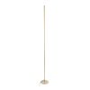 GLOBOSTAR® DALUMA 60472 Μοντέρνο Επιδαπέδιο Φωτιστικό LED 24W 2640lm 200° AC 220-240V IP20 Ρυθμιζόμενο Λευκό CCT με On/Off 2700K/4500K/6000K - Lumileds SMD Chip - Σατινέ Χρυσό Βούρτσας - Μ18 x Π18 x Υ160cm - 3 Χρόνια Εγγύηση