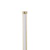 GLOBOSTAR® DALUMA 60472 Μοντέρνο Επιδαπέδιο Φωτιστικό LED 24W 2640lm 200° AC 220-240V IP20 Ρυθμιζόμενο Λευκό CCT με On/Off 2700K/4500K/6000K - Lumileds SMD Chip - Σατινέ Χρυσό Βούρτσας - Μ18 x Π18 x Υ160cm - 3 Χρόνια Εγγύηση