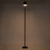 GLOBOSTAR® NEGA 60477 Μοντέρνο Επιδαπέδιο Φωτιστικό LED 2.2W 154lm 360° DC 5V με USB 2.0 με Επαναφορτιζόμενη Μπαταρία Li-ion 3.7V 4000mAh IP44 Θερμό Λευκό 2700K με Αφή Dimmable - Lumileds SMD Chip - Μαύρο - Μ10 x Π10 x Υ135cm - 2 Χρόνια Εγγύηση