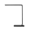 GLOBOSTAR® TEBLA 60482 Μοντέρνο Επιτραπέζιο Φωτιστικό Γραφείου με Ασύρματη Φόρτιση 5W 1A LED 5W 500lm 120° AC 220-240V IP20 Ρυθμιζόμενο Λευκό CCT με Αφή 2700K/4500K/6000K Dimmable - Bridgelux SMD Chip - Μαύρο - Μ11 x Π31 x Υ52cm - 2 Χρόνια Εγγύηση