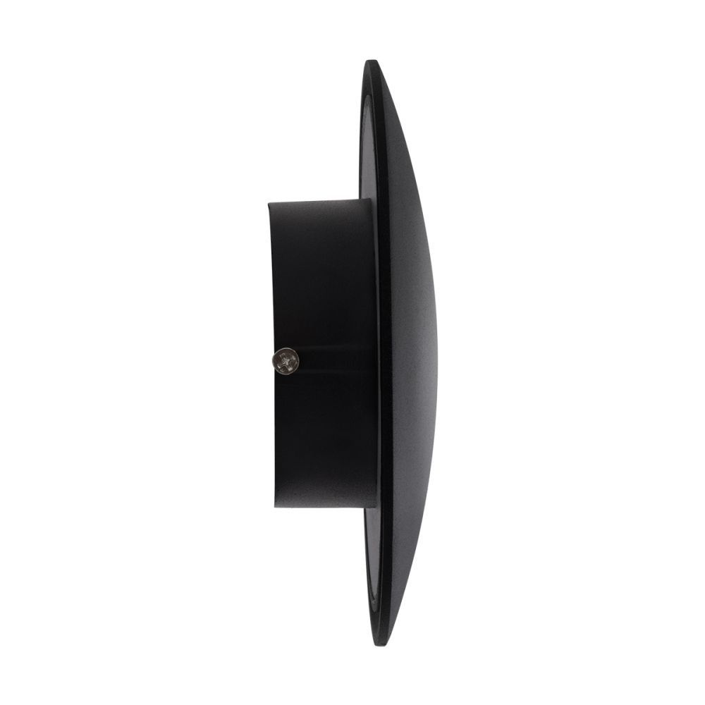 GLOBOSTAR® HELIO-R 60492 Μοντέρνο Φωτιστικό Τοίχου - Απλίκα LED 7W 840lm 120° AC 220-240V Αδιάβροχο IP65 Φυσικό Λευκό 4500K - Lumileds SMD Chip & TÜV SÜD Driver - Μαύρο Ματ - Μ16 x Π16 x Υ5cm - 5 Χρόνια Εγγύηση