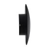 GLOBOSTAR® HELIO-R 60492 Μοντέρνο Φωτιστικό Τοίχου - Απλίκα LED 7W 840lm 120° AC 220-240V Αδιάβροχο IP65 Φυσικό Λευκό 4500K - Lumileds SMD Chip & TÜV SÜD Driver - Μαύρο Ματ - Μ16 x Π16 x Υ5cm - 5 Χρόνια Εγγύηση