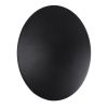 GLOBOSTAR® HELIO-R 60493 Μοντέρνο Φωτιστικό Τοίχου - Απλίκα LED 10W 1200lm 120° AC 220-240V Αδιάβροχο IP65 Φυσικό Λευκό 4500K - Lumileds SMD Chip & TÜV SÜD Driver - Μαύρο Ματ - Μ21 x Π21 x Υ5cm - 5 Χρόνια Εγγύηση
