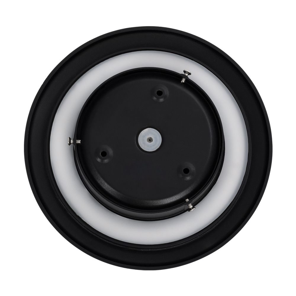 GLOBOSTAR® HELIO-R 60493 Μοντέρνο Φωτιστικό Τοίχου - Απλίκα LED 10W 1200lm 120° AC 220-240V Αδιάβροχο IP65 Φυσικό Λευκό 4500K - Lumileds SMD Chip & TÜV SÜD Driver - Μαύρο Ματ - Μ21 x Π21 x Υ5cm - 5 Χρόνια Εγγύηση