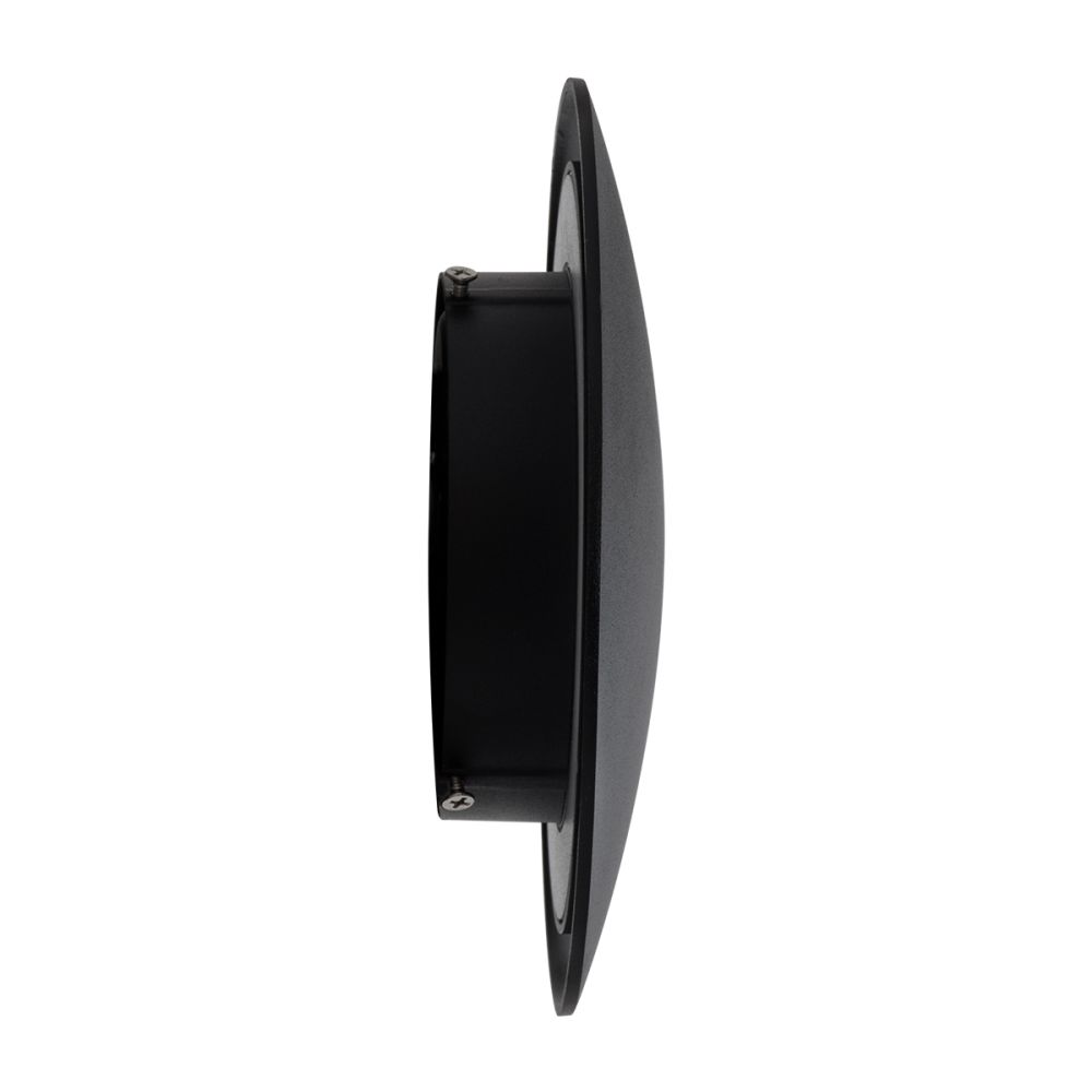 GLOBOSTAR® HELIO-R 60493 Μοντέρνο Φωτιστικό Τοίχου - Απλίκα LED 10W 1200lm 120° AC 220-240V Αδιάβροχο IP65 Φυσικό Λευκό 4500K - Lumileds SMD Chip & TÜV SÜD Driver - Μαύρο Ματ - Μ21 x Π21 x Υ5cm - 5 Χρόνια Εγγύηση
