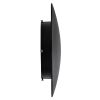 GLOBOSTAR® HELIO-R 60494 Μοντέρνο Φωτιστικό Τοίχου - Απλίκα LED 12W 1440lm 120° AC 220-240V Αδιάβροχο IP65 Φυσικό Λευκό 4500K - Lumileds SMD Chip & TÜV SÜD Driver - Μαύρο Ματ - Μ26 x Π26 x Υ5cm - 5 Χρόνια Εγγύηση