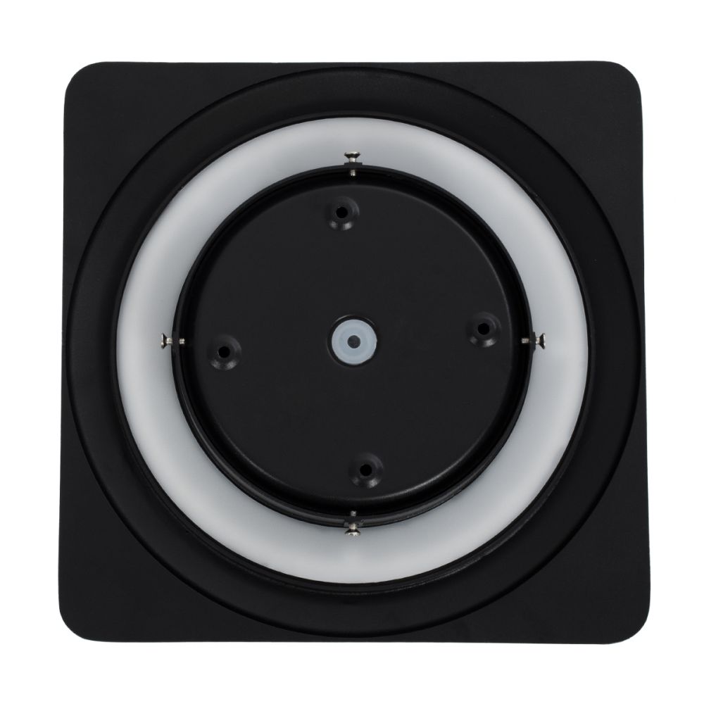 GLOBOSTAR® HELIO-S 60497 Μοντέρνο Φωτιστικό Τοίχου - Απλίκα LED 12W 1440lm 120° AC 220-240V Αδιάβροχο IP65 Φυσικό Λευκό 4500K - Lumileds SMD Chip & TÜV SÜD Driver - Μαύρο Ματ - Μ26 x Π5 x Υ26cm - 5 Χρόνια Εγγύηση