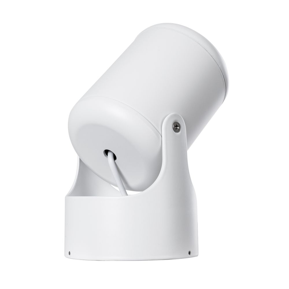 GLOBOSTAR® DETRONIC 60501 Κινούμενο Downlight Σποτ LED 10W 1300lm 24° AC 220-240V IP20 Φυσικό Λευκό 4500K - Bridgelux COB Chip & TÜV SÜD Driver - Λευκό Ματ - Μ9 x Π9 x Υ16cm - 5 Χρόνια Εγγύηση