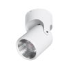 GLOBOSTAR® DETRONIC 60502 Κινούμενο Downlight Σποτ LED 10W 1250lm 24° AC 220-240V IP20 Θερμό Λευκό 2700K - Bridgelux COB Chip & TÜV SÜD Driver - Λευκό Ματ - Μ9 x Π9 x Υ16cm - 5 Χρόνια Εγγύηση