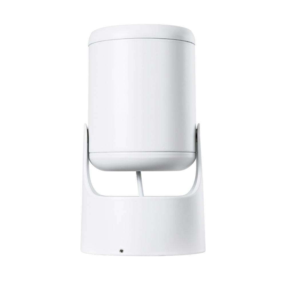 GLOBOSTAR® DETRONIC 60502 Κινούμενο Downlight Σποτ LED 10W 1250lm 24° AC 220-240V IP20 Θερμό Λευκό 2700K - Bridgelux COB Chip & TÜV SÜD Driver - Λευκό Ματ - Μ9 x Π9 x Υ16cm - 5 Χρόνια Εγγύηση