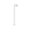 GloboStar® GARDENIA 60506 Φωτιστικό Κήπου - Κολωνάκι Αρχιτεκτονικού Φωτισμού Εξωτερικού Χώρου LED 7W 700lm 60° AC220-240V Αδιάβροχο IP65 - Σώμα Αλουμινίου & Tempered Glass - Μ12 x Π18 x Υ90cm - Θερμό Λευκό 2700K - Λευκό - Bridgelux Chip - 5 Years Warr