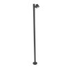 GloboStar® GARDENIA 60510 Φωτιστικό Κήπου - Πάρκου - Πλατείας - Κολωνάκι Αρχιτεκτονικού Φωτισμού Εξωτερικού Χώρου LED 7W 700lm 60° AC220-240V Αδιάβροχο IP65 - Σώμα Αλουμινίου & Tempered Glass - Μ15 x Π18 x Υ180cm - Θερμό Λευκό 2700K - Γκρι Ανθρακί - B