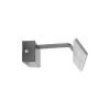 GLOBOSTAR® MIRROR 60513 Μοντέρνο Φωτιστικό Τοίχου - Απλίκα Καθρέπτη Μπάνιου LED 12W 1440lm 120° AC 220-240V IP54 Φυσικό Λευκό 4500K - Lumileds SMD Chip & TÜV SÜD Driver - Γκρι Ανθρακί Ματ - Μ42 x Π5 x Υ15cm - 2 Χρόνια Εγγύηση