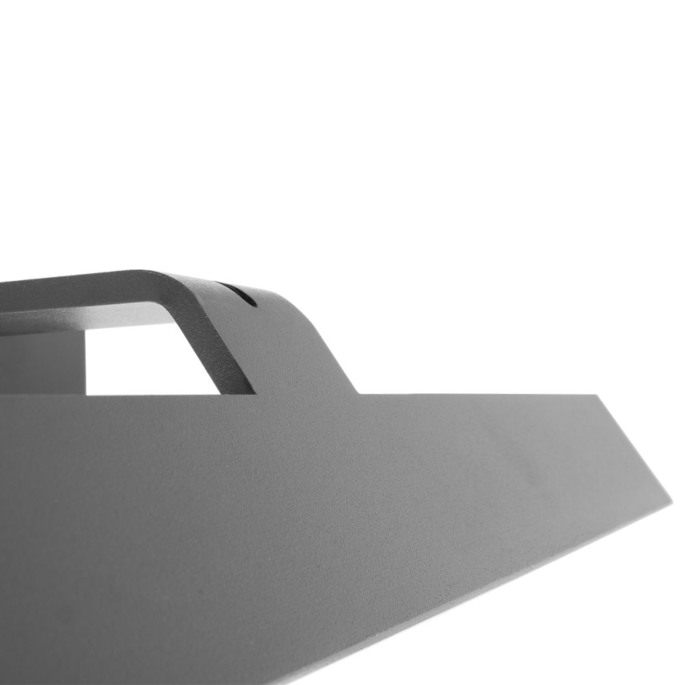 GLOBOSTAR® MIRROR 60513 Μοντέρνο Φωτιστικό Τοίχου - Απλίκα Καθρέπτη Μπάνιου LED 12W 1440lm 120° AC 220-240V IP54 Φυσικό Λευκό 4500K - Lumileds SMD Chip & TÜV SÜD Driver - Γκρι Ανθρακί Ματ - Μ42 x Π5 x Υ15cm - 2 Χρόνια Εγγύηση