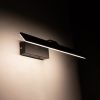 GLOBOSTAR® MIRROR 60514 Μοντέρνο Φωτιστικό Τοίχου - Απλίκα Καθρέπτη Μπάνιου LED 12W 1440lm 120° AC 220-240V IP54 Φυσικό Λευκό 4500K - Lumileds SMD Chip & TÜV SÜD Driver - Μαύρο Ματ - Μ42 x Π5 x Υ15cm - 2 Χρόνια Εγγύηση