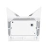 GLOBOSTAR® STEALTH 60521 Μοντέρνο Φωτιστικό Τοίχου - Απλίκα LED 10W 1100lm 60° AC 220-240V Αδιάβροχο IP65 Φυσικό Λευκό 4500K - Bridgelux COB Chip & TÜV SÜD Driver - Λευκό Ματ - Μ17 x Π7.5 x Υ17cm - 5 Χρόνια Εγγύηση