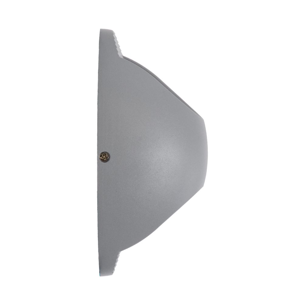 GLOBOSTAR® JEREMY 60531 Μοντέρνο Φωτιστικό Τοίχου - Απλίκα LED 10W 1000lm 60° AC 220-240V Αδιάβροχο IP65 Θερμό Λευκό 2700K - Bridgelux COB Chip & TÜV SÜD Driver - Γκρι Ανθρακί Ματ - Μ16 x Π10 x Υ7cm - 5 Χρόνια Εγγύηση