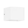 GLOBOSTAR® CIRCOA 60533 Μοντέρνο Φωτιστικό Τοίχου - Απλίκα LED 10W 1000lm 60° AC 220-240V Αδιάβροχο IP44 Θερμό Λευκό 2700K - Bridgelux COB Chip & TÜV SÜD Driver - Λευκό Ματ - Μ10 x Π8 x Υ10cm - 5 Χρόνια Εγγύηση