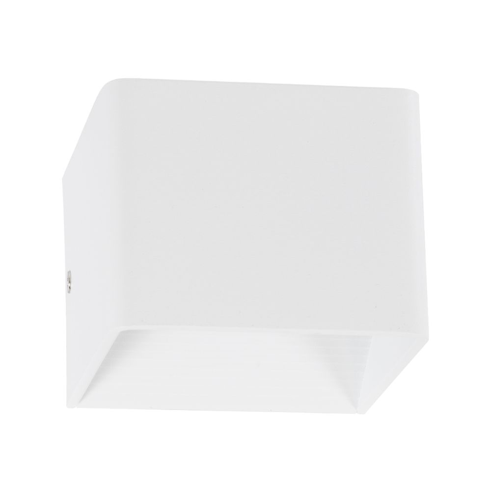 GLOBOSTAR® CIRCOA 60533 Μοντέρνο Φωτιστικό Τοίχου - Απλίκα LED 10W 1000lm 60° AC 220-240V Αδιάβροχο IP44 Θερμό Λευκό 2700K - Bridgelux COB Chip & TÜV SÜD Driver - Λευκό Ματ - Μ10 x Π8 x Υ10cm - 5 Χρόνια Εγγύηση