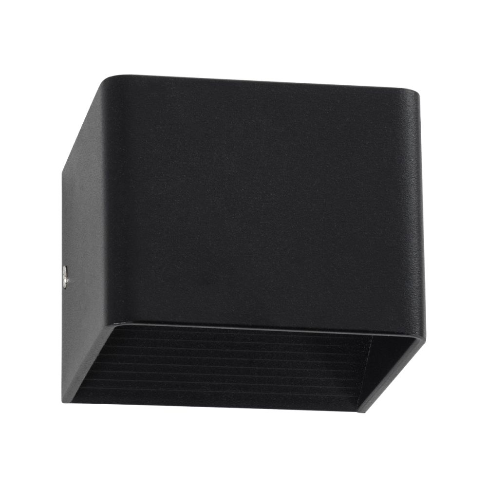 GLOBOSTAR® CIRCOA 60535 Μοντέρνο Φωτιστικό Τοίχου - Απλίκα LED 10W 1000lm 60° AC 220-240V Αδιάβροχο IP44 Θερμό Λευκό 2700K - Bridgelux COB Chip & TÜV SÜD Driver - Μαύρο Ματ - Μ10 x Π8 x Υ10cm - 5 Χρόνια Εγγύηση