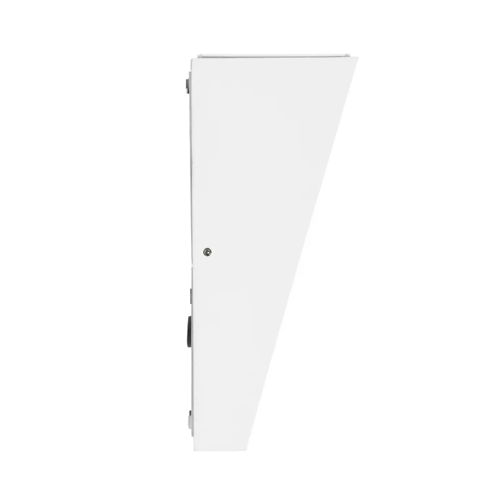 GLOBOSTAR® TRIANDE 60554 Μοντέρνο Φωτιστικό Τοίχου - Απλίκα LED 10W 1200lm 5°/60° AC 220-240V Αδιάβροχο IP65 Φυσικό Λευκό 4500K - Bridgelux COB Chip & TÜV SÜD Driver - Λευκό Ματ - Μ8.5 x Π8.5 x Υ20cm - 5 Χρόνια Εγγύηση