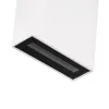 GLOBOSTAR® TRIANDE 60554 Μοντέρνο Φωτιστικό Τοίχου - Απλίκα LED 10W 1200lm 5°/60° AC 220-240V Αδιάβροχο IP65 Φυσικό Λευκό 4500K - Bridgelux COB Chip & TÜV SÜD Driver - Λευκό Ματ - Μ8.5 x Π8.5 x Υ20cm - 5 Χρόνια Εγγύηση