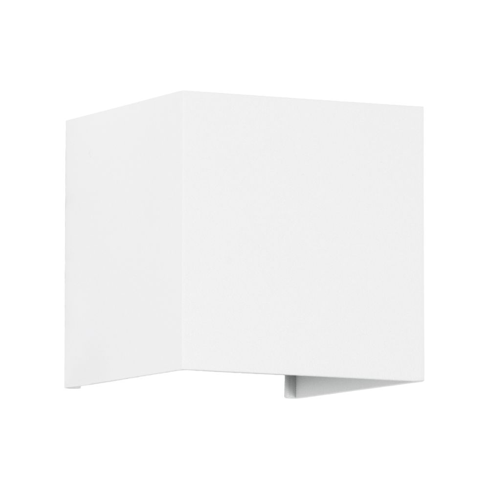GLOBOSTAR® AXIS-S 60560 Μοντέρνο Φωτιστικό Τοίχου - Απλίκα LED 10W 1150lm 5°/60° AC 220-240V Αδιάβροχο IP65 Θερμό Λευκό 2700K - Bridgelux COB Chip & TÜV SÜD Driver - Λευκό Ματ - Μ10 x Π10 x Υ10cm - 5 Χρόνια Εγγύηση