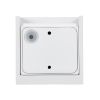 GLOBOSTAR® AXIS-S 60560 Μοντέρνο Φωτιστικό Τοίχου - Απλίκα LED 10W 1150lm 5°/60° AC 220-240V Αδιάβροχο IP65 Θερμό Λευκό 2700K - Bridgelux COB Chip & TÜV SÜD Driver - Λευκό Ματ - Μ10 x Π10 x Υ10cm - 5 Χρόνια Εγγύηση