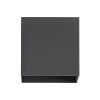 GLOBOSTAR® AXIS-S 60567 Μοντέρνο Φωτιστικό Τοίχου - Απλίκα LED 10W 1250lm 5°/60° AC 220-240V Αδιάβροχο IP65 Ψυχρό Λευκό 6000K - Bridgelux COB Chip & TÜV SÜD Driver - Γκρι Ανθρακί Ματ - Μ10 x Π10 x Υ10cm - 5 Χρόνια Εγγύηση