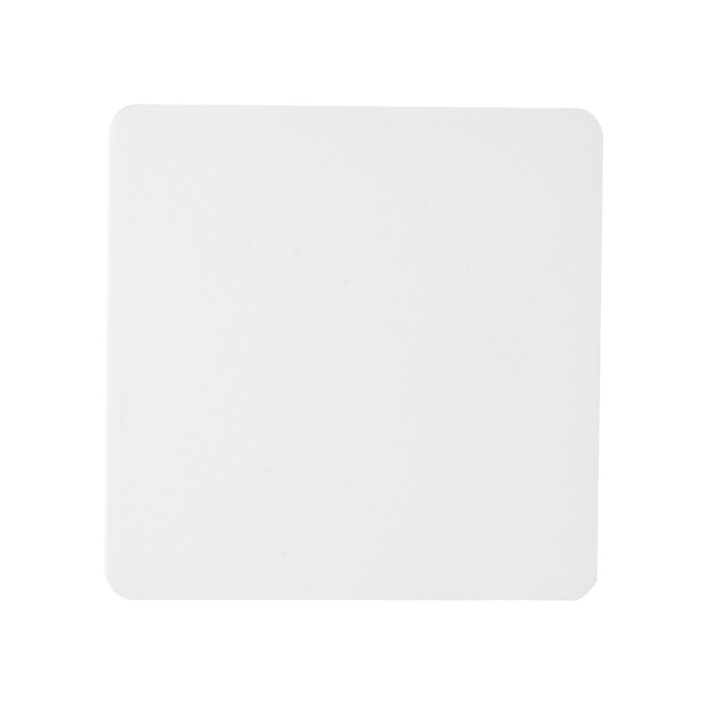 GLOBOSTAR® CUADRADO 60569 Μοντέρνο Φωτιστικό Τοίχου - Απλίκα LED 10W 1000lm 60° AC 220-240V Αδιάβροχο IP65 Θερμό Λευκό 2700K - Bridgelux COB Chip & TÜV SÜD Driver - Λευκό Ματ - Μ14 x Π14 x Υ4.5cm - 5 Χρόνια Εγγύηση