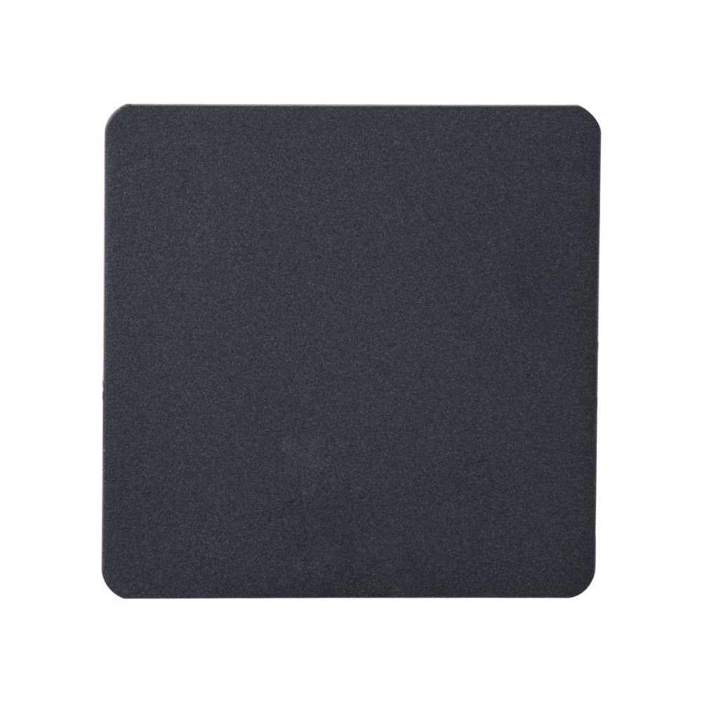 GLOBOSTAR® CUADRADO 60571 Μοντέρνο Φωτιστικό Τοίχου - Απλίκα LED 10W 1000lm 60° AC 220-240V Αδιάβροχο IP65 Θερμό Λευκό 2700K - Bridgelux COB Chip & TÜV SÜD Driver - Μαύρο Ματ - Μ14 x Π14 x Υ4.5cm - 5 Χρόνια Εγγύηση