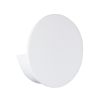 GLOBOSTAR® REDONDO 60572 Μοντέρνο Φωτιστικό Τοίχου - Απλίκα LED 10W 1000lm 60° AC 220-240V Αδιάβροχο IP65 Θερμό Λευκό 2700K - Bridgelux COB Chip & TÜV SÜD Driver - Λευκό Ματ - Μ14 x Π14 x Υ4.5cm - 5 Χρόνια Εγγύηση