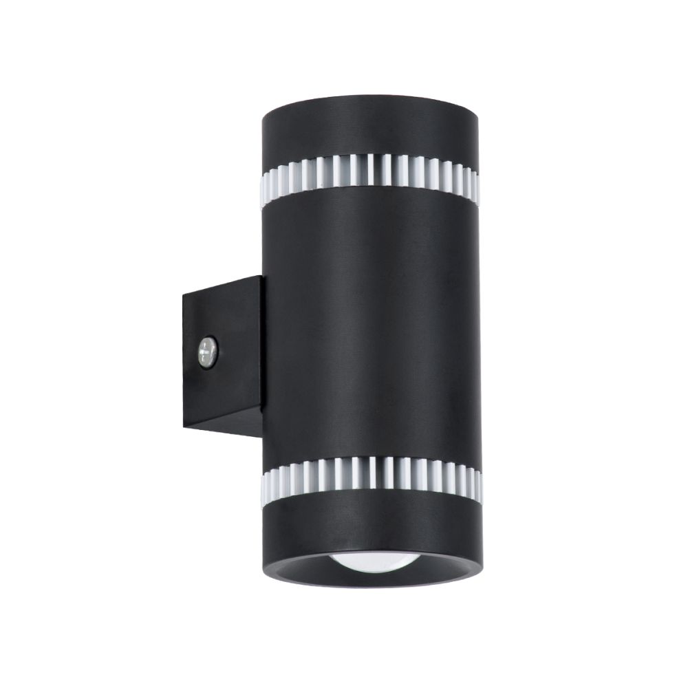 GLOBOSTAR® CANNONAL 60577 Μοντέρνο Φωτιστικό Τοίχου - Απλίκα LED 10W 1150lm 30° AC 220-240V IP20 Θερμό Λευκό 2700K - Bridgelux COB Chip & TÜV SÜD Driver - Μαύρο Ματ & Λευκό Ματ - Μ5 x Π6.5 x Υ11cm - 3 Χρόνια Εγγύηση