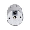 GLOBOSTAR® STAINS 60593 Μοντέρνο Φωτιστικό Τοίχου - Απλίκα LED 5W 350lm 180° AC 220-240V IP44 Θερμό Λευκό 2700K - Bridgelux SMD Chip Chip & TÜV SÜD Driver - Νίκελ Βούρτσας - Μ5.5 x Π5.5 x Υ7cm - 5 Χρόνια Εγγύηση
